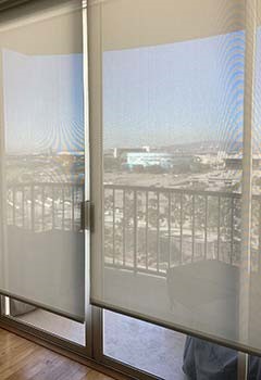 Bedroom Lutron Motorized Shades In Anaheim