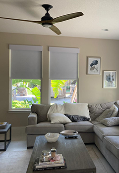 Motorized Somfy Blackout Shades & Custom Curtains in Yorba Linda