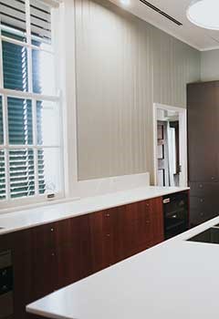 New Plantation Shutters, Placentia Kitchen