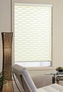 Perfect Sheer Shades With Fabric Vanes, La Hambra